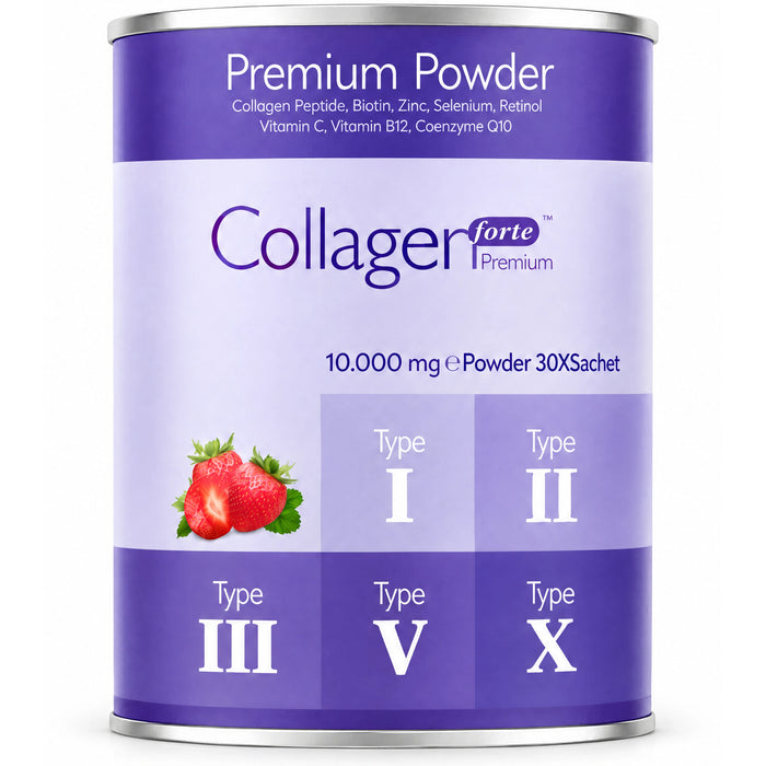 Toz Kolajen Şase Biotin & Multivitamin 10 g, 30 Şase Çilek