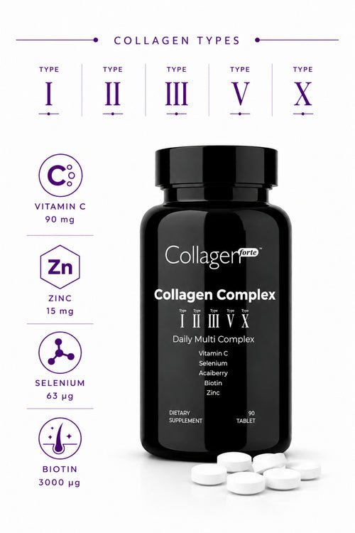 5 Tip Kolajen + Açai Complex, 90 Tablet – ürün görseli